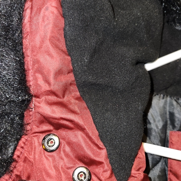 Yoki Sport Sherpa Lined Coat Size Large Maroon - Picture 8 of 9